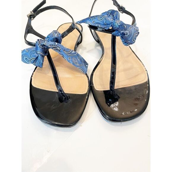 Anthropologie x Vicenza Bandana Bow Sandal size 10 - Picture 5 of 7